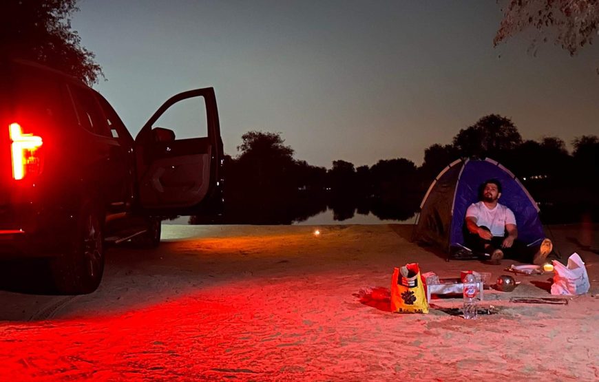 Desert Camping and BBQ at Qudra Lake
