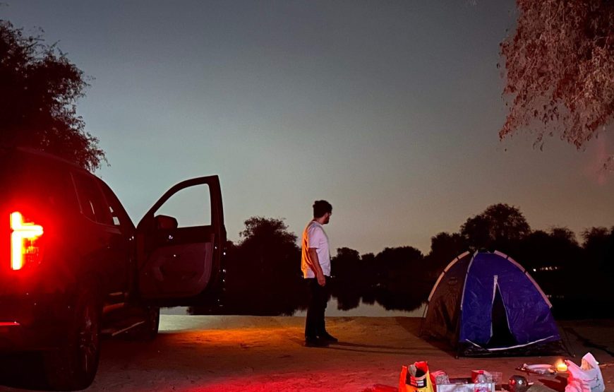 Desert Camping and BBQ at Qudra Lake